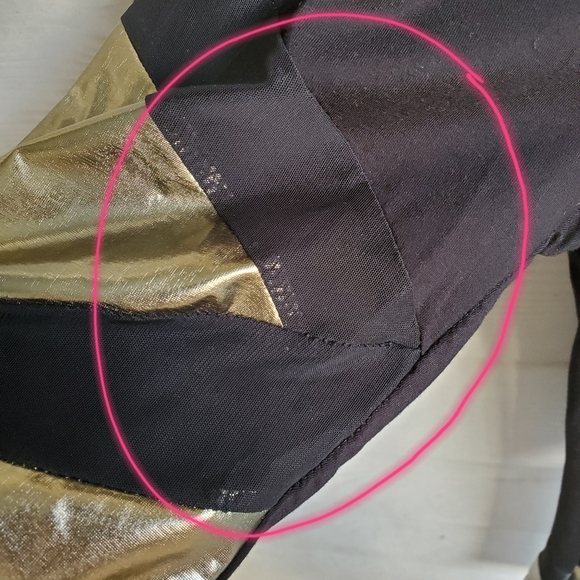 SHEIN Geometric Metallic Mesh Pattern Leggings - Picture 14 of 16